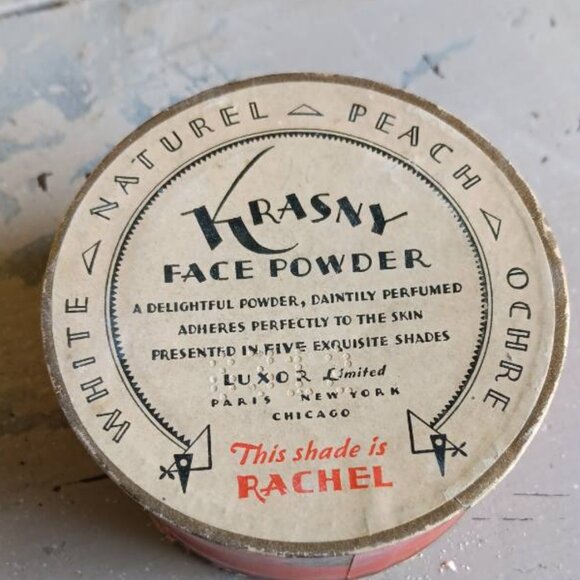 Vintage Krasny Face Powder "Rachel" NEW Collectable - Picture 3 of 5